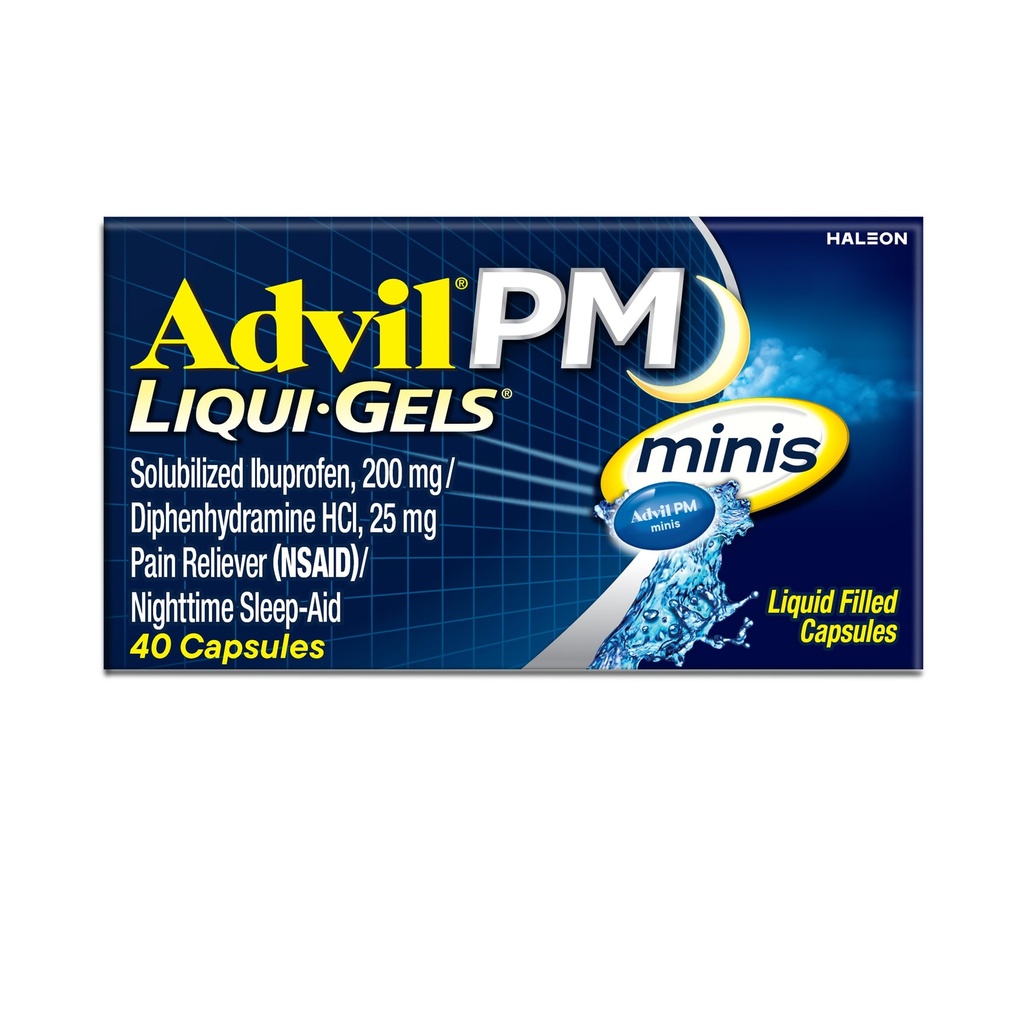 Advil PM Liqui-Gels Minis, 40 Liquid Filled Capsules