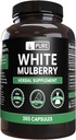 Pure Original Ingredients White Mulberry (365 Capsules) No Magnesium Or Rice Fillers, Always Pure, Lab Verified