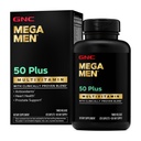 GNC Mega Men 50 Plus Multivitamin | Antioxidants | Heart Health | Prostate and Circulatory Support | 120 Count