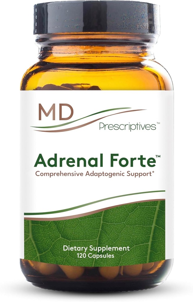 MD Prescriptives - Adrenal Forte - Adrenal Support Supplement* with Ashwagandha & Rhodiola - 120 Capsules