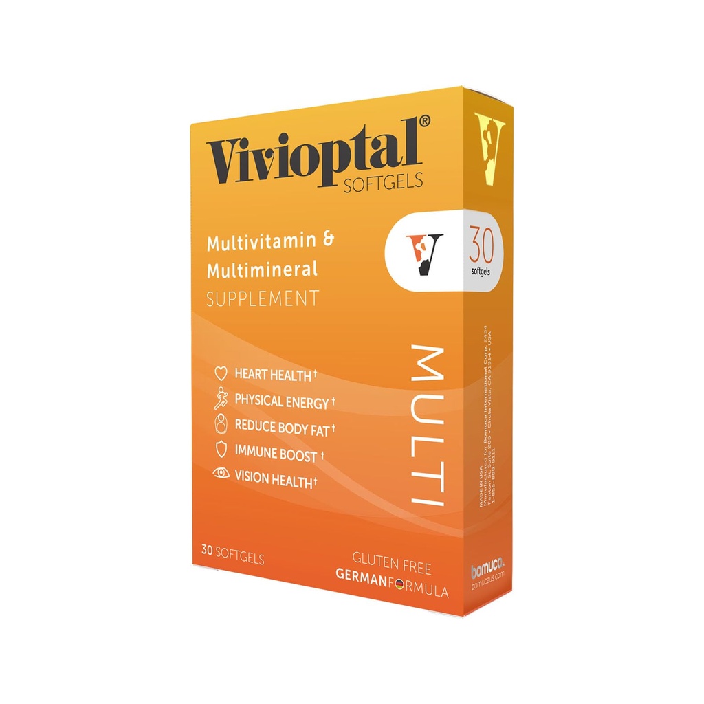 Vivioptal Multi, 30 Softgels, Multivitamin & Multimineral, Gluten Free, German Formula