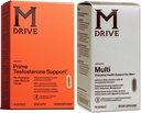 Mdrive Prime Testosterone Booster + Men's Multivitamin