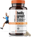 Daily Probiotic for Women, Men + Kids Probiotic –Belly Great Prebiotics and Probiotics for Gut Health & Immune Support + Vitamin D3, Folate B Vitamins: 15 Strain, Gluten Free -60 Count