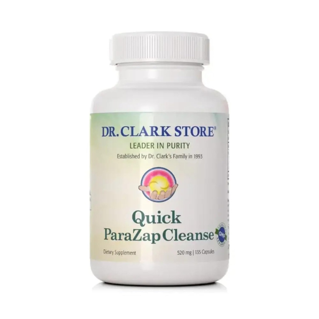 Dr Clark Store para-Zap – 520mg, 135 Capsules, Supports Digestive Health & Gut Balance