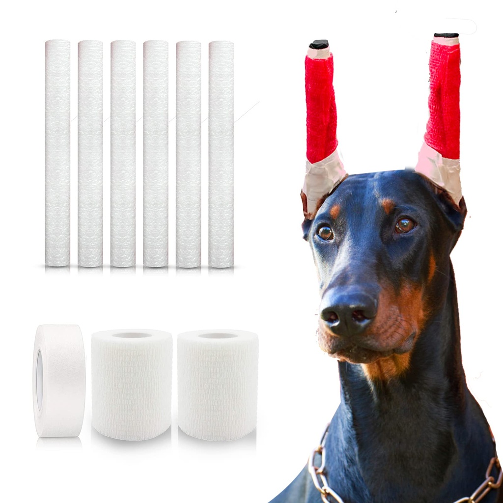 Doberman Dog Ear Posting Kit, Dog Ear Stand Up Support Tool, Dogs Ears Tap for Doberman Pinscher