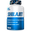 Evlution Nutrition Shilajit - Energy Support - 400mg Shilajit Extract - Fulvic Acid Supplement - Vegetarian Capsules - for Workout Performance - 60 Servings