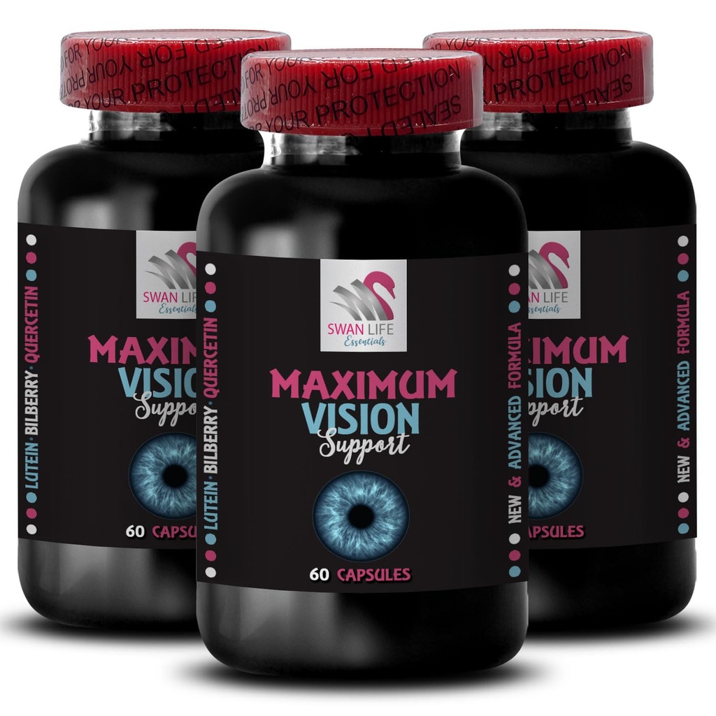 Focus sharpener - EYE VISION SUPPLEMENT - Clear perspective, Eye strength, Visual aid, Bright scenes, Vision strength, Clear line, Pure perception, Vision clarity, Sharp focus 3 Bottle 180 Capsules