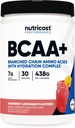 Nutricost BCAA + Hydration Powder (Raspberry Lemonade) 30 Servings - Branched Chain Amino Acids with Hydration Complex - Gluten-Free, Non-GMO