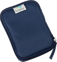 Sagely Navy Weekend Travel Portable Medicine Pouch Pill Bag for 3 Sagely Smart XL Weekly Pill Organizer Pods
