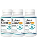 Retina Clear Pro Eye Supplement - Retina Clear for Eyes Capsules - Maximum Strength, Advanced Formula All Natural Visual Wellness, Eye Fatigue Relief & Focus（3PCS