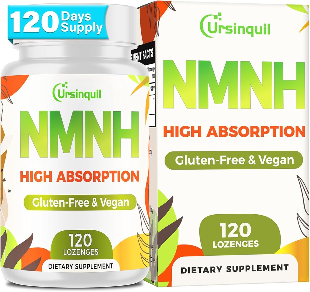 Sublingual NMNH 500mg (Dihydronicotinamide Mononucleotide) (120 Servings, NMNH 500mg per Serving) NAD Supplement to Boost NAD Levels as We Age, for Anti-Aging, Energy, Immunity, Focus - 120 Count