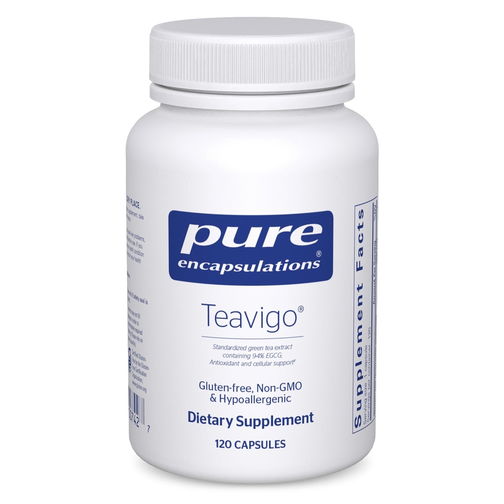 Pure Encapsulations Teavigo | Hypoallergenic Supplement with Caffeine-Free Green Tea Extract to Provide Antioxidant and Cellular Support* | 120 Capsules