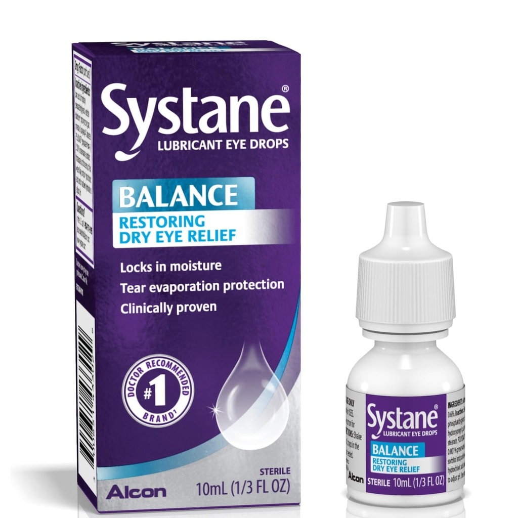 Systane Balance Lubricant Eye Drops, 10-mL