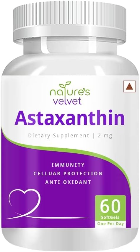 Pub Astaxanthin 2mg 60 Softgels Pack of 1