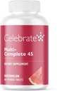 Celebrate Vitamins Multi-Complete Chewables, 45mg Iron – Daily Bariatric Multivitamin for Sleeve Gastrectomy and Gastric Bypass Surgery Patients – Essential Vitamins & Minerals - Melon (180 Tablets)