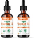 LIQUIDHEALTH Vitamin D3 4000 IU, USDA Organic Vitamin D Liquid Drops for Adults & Kids, Vegan Vitamin D for Immune System Support, Bone Health, Mood Support, Healthy Skin - Made in USA (2 Pack)