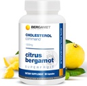 Cholesterol Command, Citrus Bergamot SuperFruit Supplement, 47% Bergamot Polyphenol Fraction (BPF) Patented Formula, Made in The USA, 1 Month, 90 Capsules