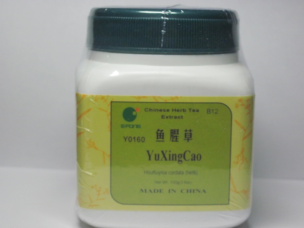 Yu Xing Cao - Houttuynia aboveground Parts, 100 Grams,(E-Fong)