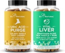 Purge! Uric Acid Flush and Vital Liver Bundle - Detox, Cleanse, and Repair for Joint Support & Active Mobility Plus Optimal Liver Function & Digestive Health
