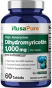 NusaPure Dihydromyricetin (DHM) 1,000mg 60 Veggie Tablets (No GMO & 100% Vegetarian)