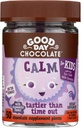 Good Day Chocolate Natural Calming Supplement for Kids, Blend of Camomile, L-Theanine, Fair Trade and Non-GMO Chocolate, 50 Pieces