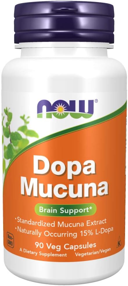 DOPA Mucuna 90 Vcaps by Now (Pack of 2)