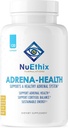 NuEthix Formulations Adrena-Health Dietary Supplement, Support Cortisol Health, Energy Levels, Mood Moderation, Adrenal Support Supplements for Women & Men, Fatigue Supplement - 120 Capsules