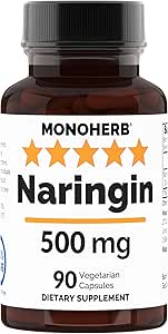 Naringin 500 mg - 90 Veg Capsules - 90 Servings