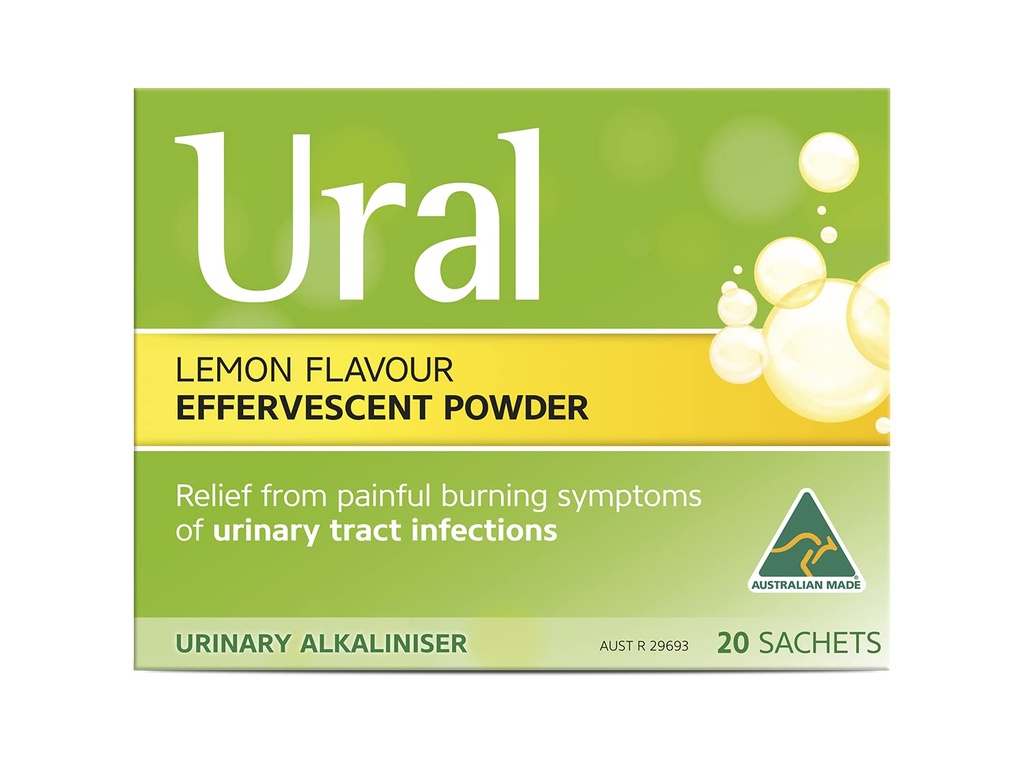Ural Urinary Alkaliniser Effervescent Powder 28 Sachets