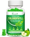 Chlorophyll Gummies - Super Green 13 in 1 with Ashwagandha Vitamin C Zinc & Copper for Body Odor, Skin Energy Immune Support Deodorant for Women - 60 Count