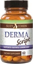 Script Essentials DermaScript Clear Skin Probiotic- Skin Care Routine Supplement - Biotin Face Supplemnt - Fights Acne, Dryness, Irritation and Rashes (60 Capsules)
