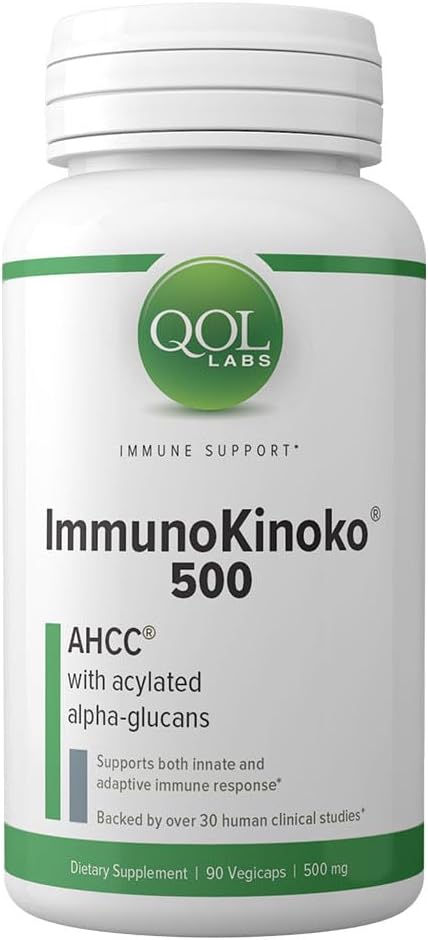 QOL Labs ImmunoKinoko AHCC 500 mg 90 vcaps