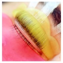 Lash Lift Shields C Curl 5 Size Lifting Pad, Rapid Eyelash Shield Shiny Perm Rods Make Eyes Natural Curl Flexible Pads Extreme Rod 100 Use Elastic Lami Perming Roller (Gold & Pink Mix)