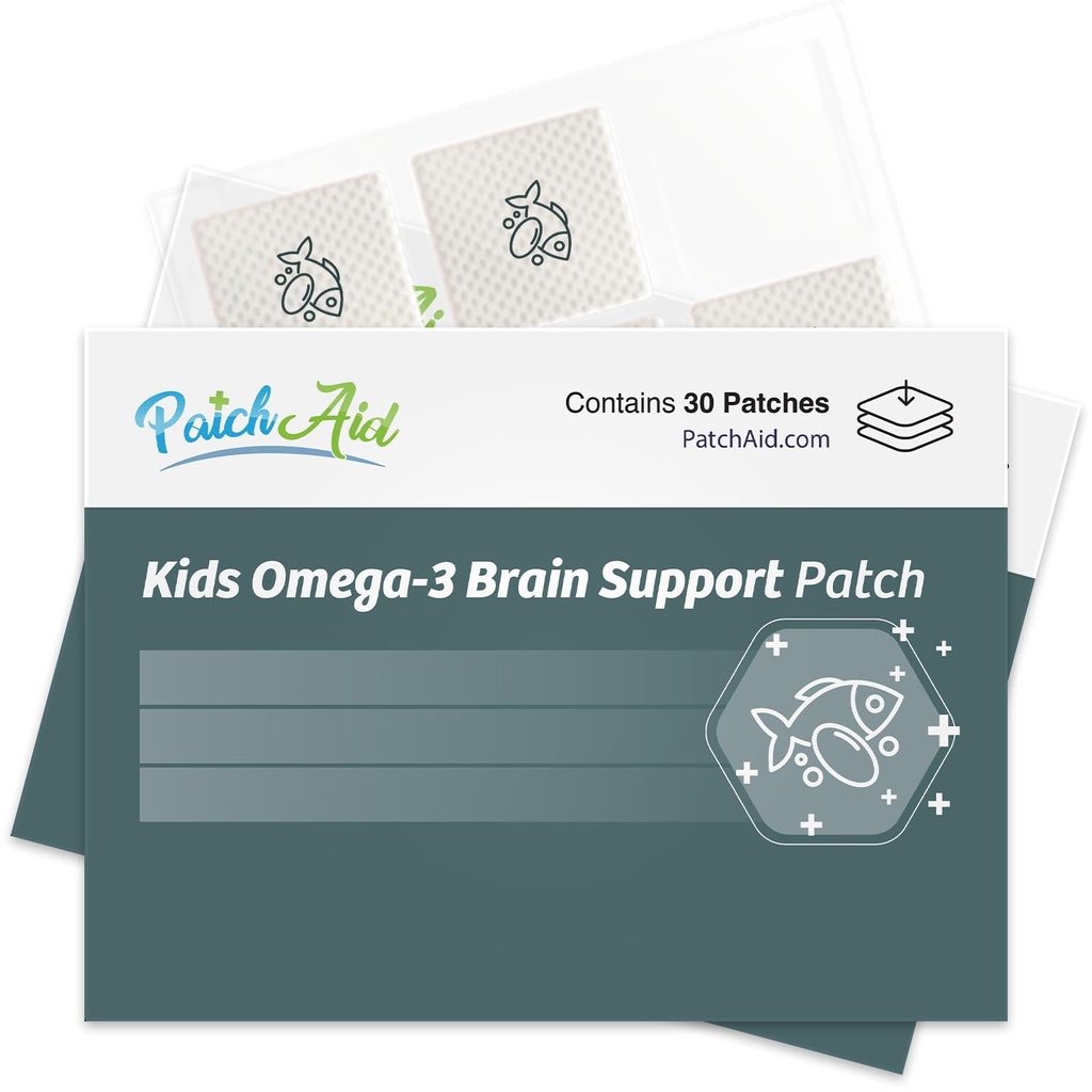 PatchAid Kids Omega-3 Topical Patch 30-Day Supply