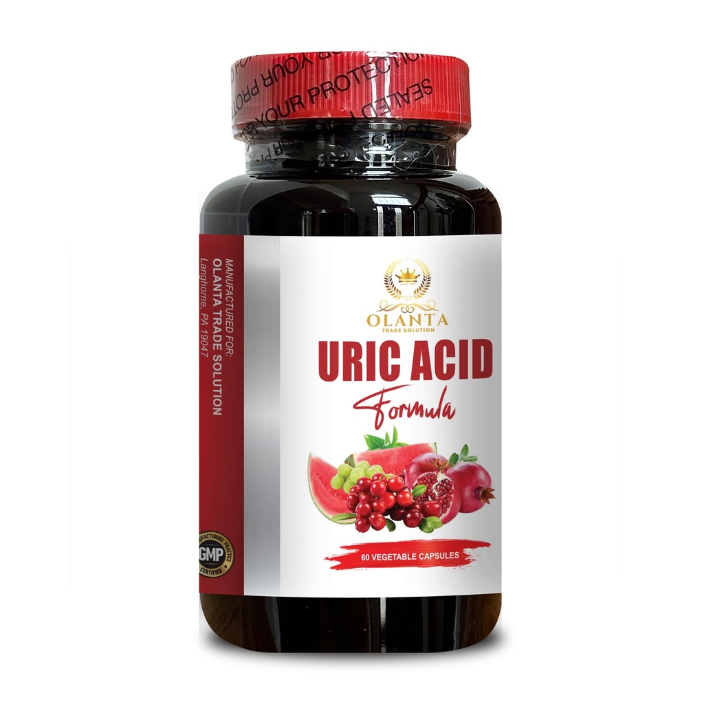 Generic Turmeric Joint Support Supplement - URIC Acid Formula Advanced Complex - Tart Cherry Capsules, Supports Healthy uric Acid Level, Cranberry, Citric Acid, Green Coffee - 1 Bottle