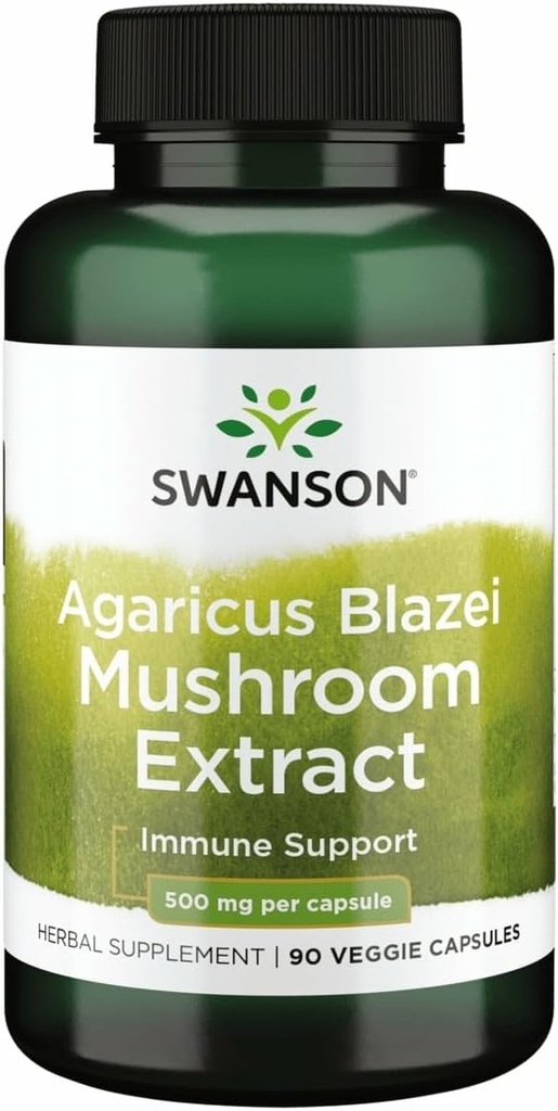 Swanson Agaricus Blazei Mushroom Extract 500 Mg 90 Caps