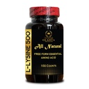L-Lysine 500mg – Free Form Amino Acid Capsules – Plant-Based, Vegan, Non-GMO – Immune Support Daily Formula – 100 Counts