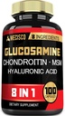 7000mg Glucosamine Chondroitin MSM with Immune Supplement - Support Bone, Joint Health, Immune System & Overall Health - 100 Capsules