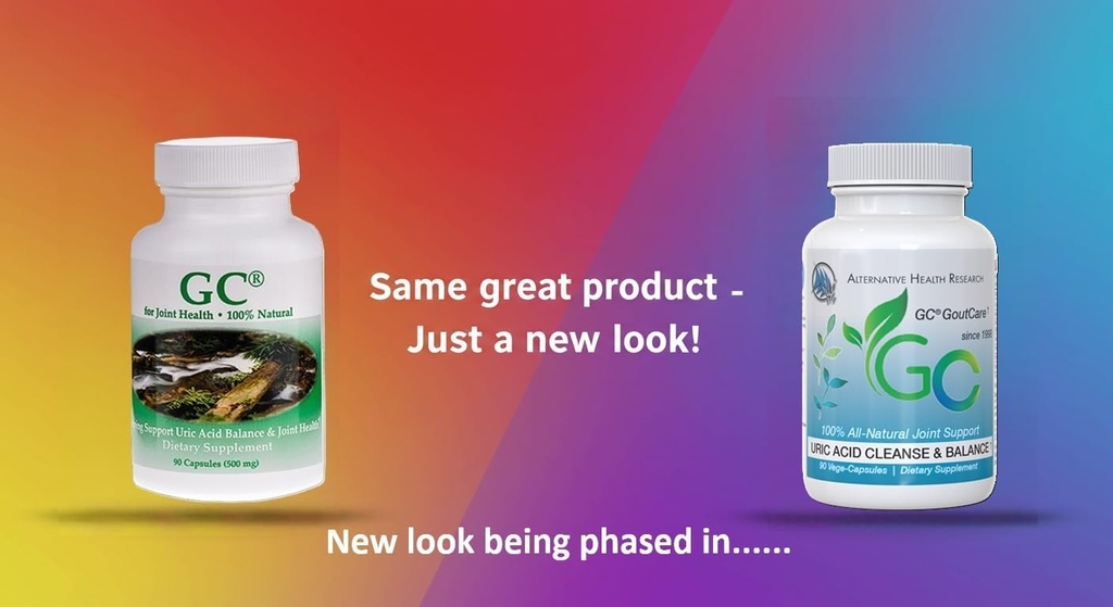 GC® GoutCare: Uric Acid Control | Uric Acid Prevention | Joint Health Supplement | Joint Relief | with Turmeric, Celery Seed Extract, Milk Thistle and More | 90 Capsules per Bottle | Non-GMO