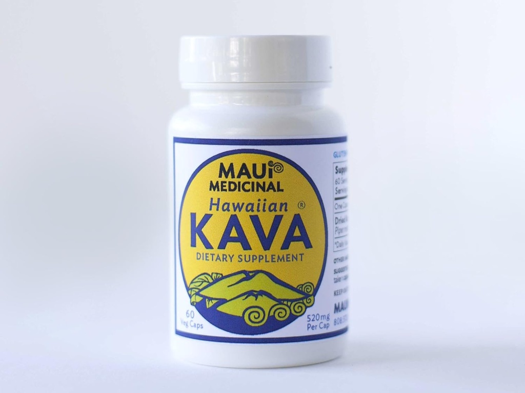 Hawaiian Kava Root 60 Veggie Capsules 520mg per Capsule