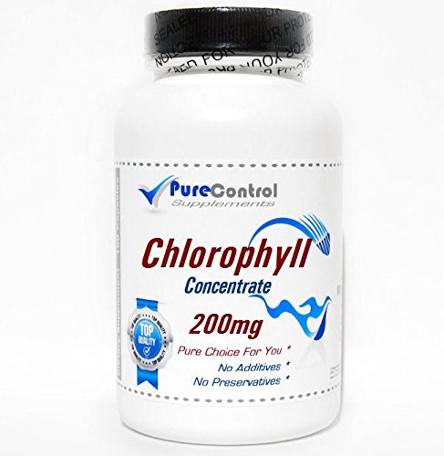 Chlorophyll Concentrate 200mg // 100 Capsules // Pure // by PureControl Supplements