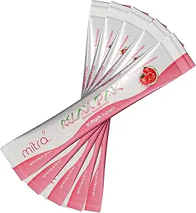 Mitra9 Kava Powder RelaxPak - Strawberry Watermelon Kava Extract Powder Packets | Mood Enhancer | Plant Based | Promotes Natural Calm & Clarity | Easy Open Single-Serving Stick (5)