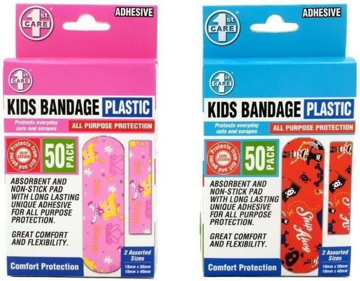 Leona Co Bandages Adhesive Cute Waterproof Breathable Self Adhesive Kids Bandaids Adapts Strong Adhesion for Kids First Aid Waterproof