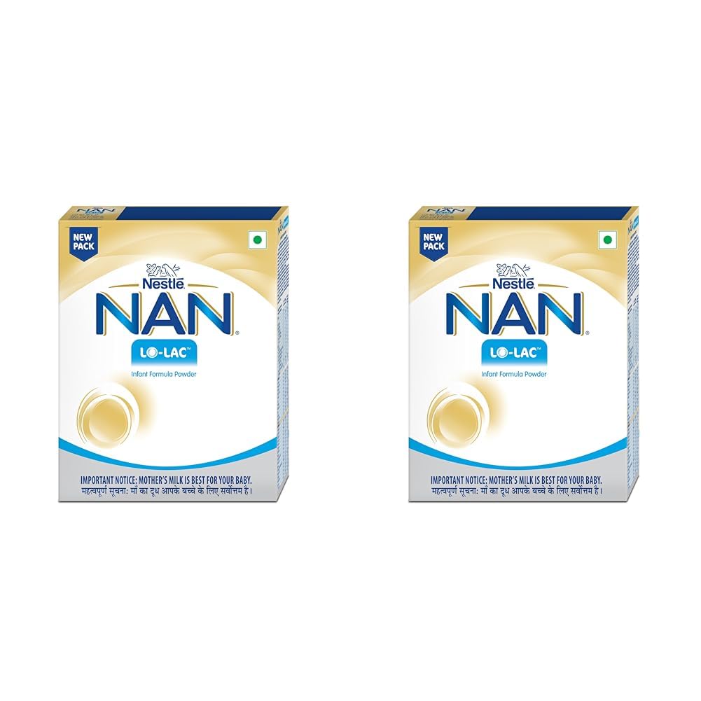 Nestlé NAN LO-LAC 800g | Bag-In-Box Pack of 2, Powder, Infant