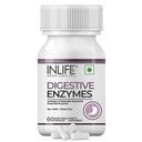 INLIFE Digestive Enzymes Supplement, Lactase Protease Lipase, 60 Veg Caps