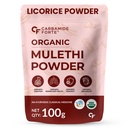 Carbamide Forte Licorice/Mulethi Powder Organic | Mulethi Powder for Face Pigmentation | Yashtimadhu Powders Supports Digestion, Respiratory & Immunity | Natural Herb for Skin & Wellness - 100g
