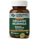 Carbamide Forte Organic Moringa Tablet 1000mg with Leaves Extract | Moringa Tablet for Weight Loss, Immunity, Digestion & Energy | 60 Tablets