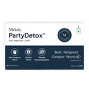 Miduty Party Detox to Party Smart & Anti - Hangover For Better Morning & Night | Supports Liver | Safe, Effective & Clinically Tested by International Lab - 5 Capsules