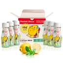 PocketGluca Instant Glucose Shots PACK OF 6 bottles | Glucose Drink | Ready to Drink Liquid | 70 ml | 15g glucose each | Natural Flavours | NO ADDED COLOURS | Helps with low glucose | NO REFRIGERATION (Lemon Mint)