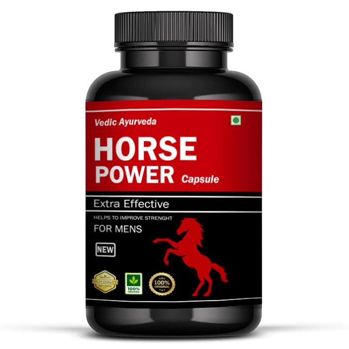 Instant Effective Horse Power Capsule - Advanced Formula - Enriched with Ayurvedic Herbs for Long Lasting Result